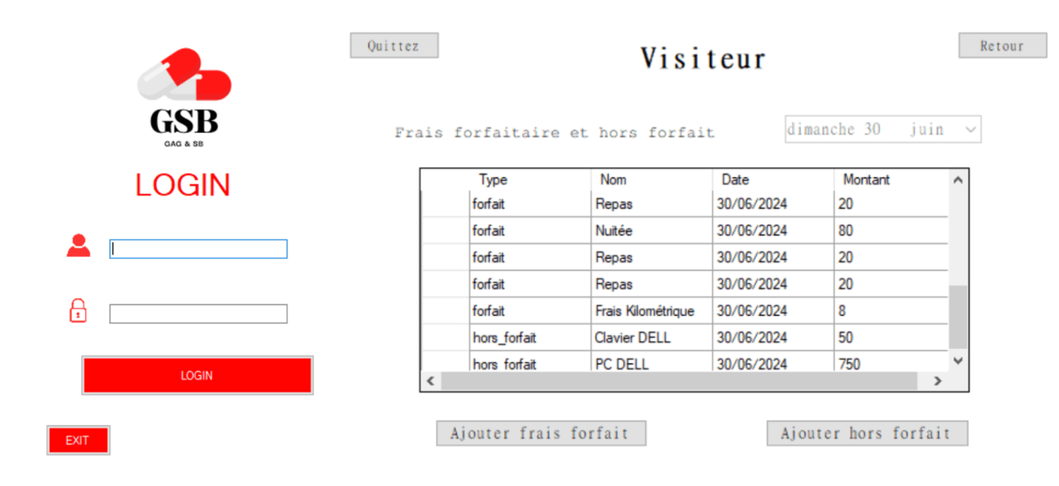AP1 - Gestion de fiche de frais